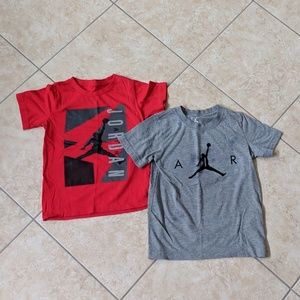 Air Jordan Tees Boys size 7 fit more like a size 4